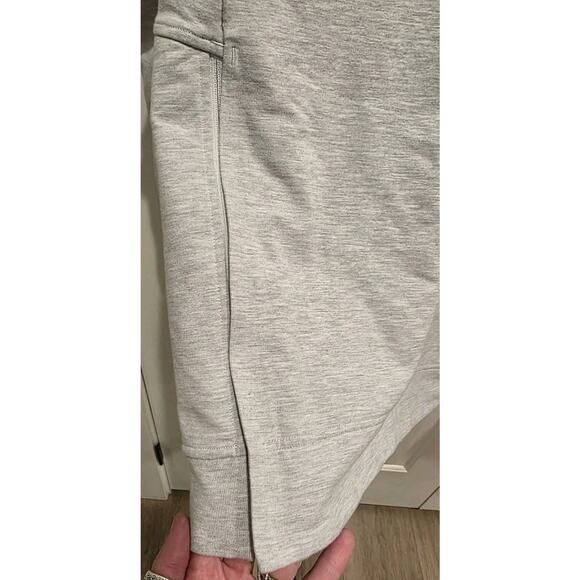 Lululemon City Sweat CrewHeathered Ultra Light Grey / Sea Salt Size Small - Picture 4 of 8